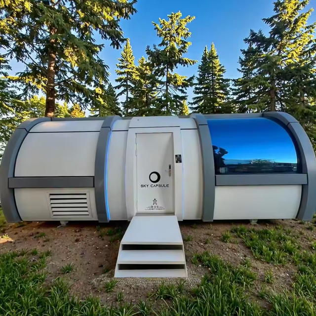 Capsule spatiale modulaire Portable, en aluminium, isol&eacute;e thermiquement, r&eacute;sistante &agrave; la Corrosion, pour salon, Camping, Apple, respectueux de l'environnement