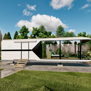 Lega di alluminio Star Room Capsula spaziale Mobile Outdoor Homestay Sun Room Parasole Hotel Assemblea di fabbrica Villa in acciaio Apple