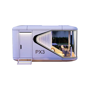 Casa a capsula estensibile Spazio Casa prefabbricata per contenitori a capsula Case prefabbricate modulari portatili di lussoMobile