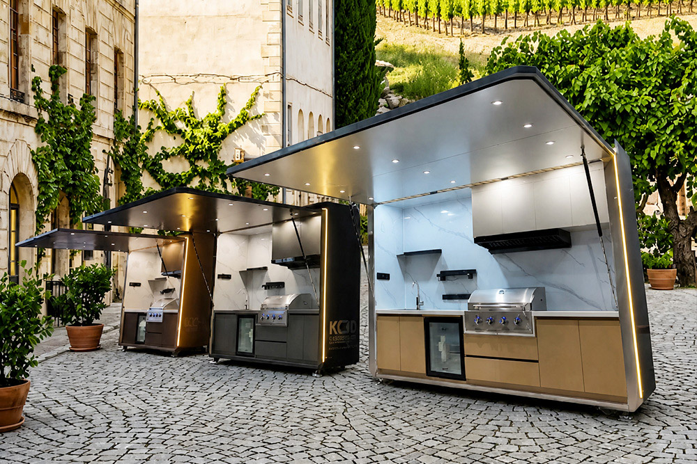 Las cocinas de exterior de Xinkang New Materials ganan el favor de los clientes franceses