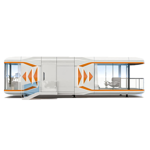Famosa in Internet Nuova capsula spaziale residenziale all'aperto Casa mobile Camera mobile per l'osservazione delle stelle Capsula Apple Villa in acciaio